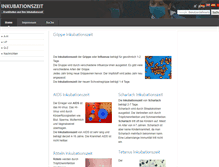 Tablet Screenshot of inkubationszeit.org